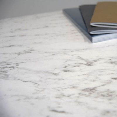 Plateau 120x70 decor marbre calacata - Restootab