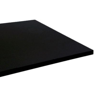 Plateau 120x70 noir - Restootab