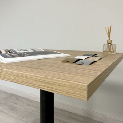 Plateau 60x60 decor chene clair - Restootab