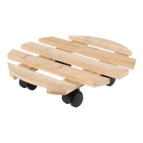 Plateau à roulettes ø30 charge max 100kg rond Diall