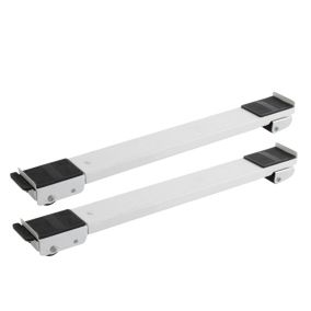 Plateau à roulettes extensible avec freins 46.5 x 40 charge max 125kg x 2 Diall