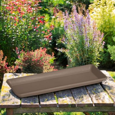 Plateau Day R plastique camel 50 cm Deroma