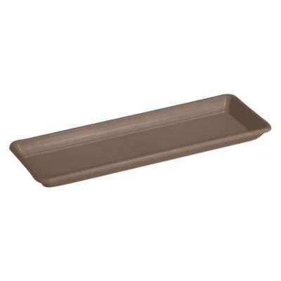 Plateau Day R plastique camel 50 cm Deroma