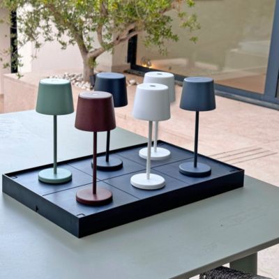 Plateau de chargement PLATE KELLY Noir Plastique 6 Lampes