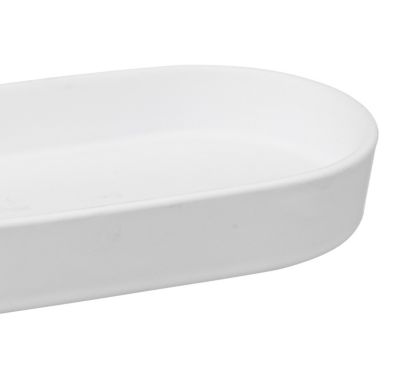 Plateau de salle de bains, blanc coton, 5Five