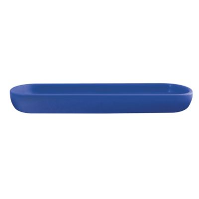 Plateau de salle de bains en céramique, bleu royal, MSV Maonie