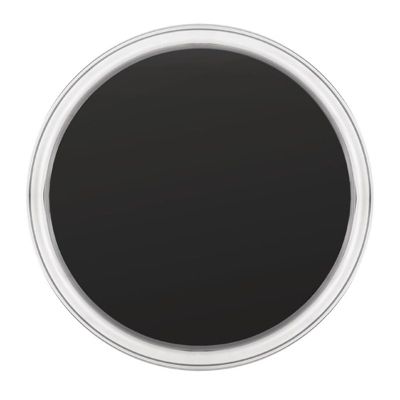 Plateau de service rond inox antidérapant - Olympia 355 mm