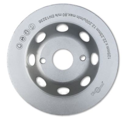 Meule Diamantée 125mm STONE REEF - Disque Fraisage Béton/Pierre | 125x22.2x20mm | Pour Ponçage Humide/Sec Disque à Surfacer Béton 125