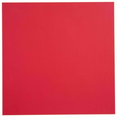 Plateau de table carré rouge 60cm La Villette  Oviala