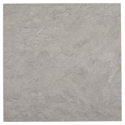 Plateau de table carré stratifié 60 x 60 cm béton ciré  Oviala
