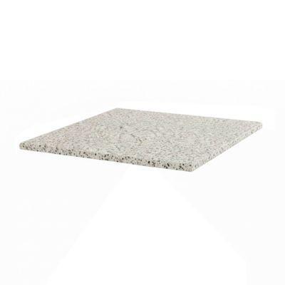 Plateau de table carré stratifié 60 x 60 cm granite  Oviala