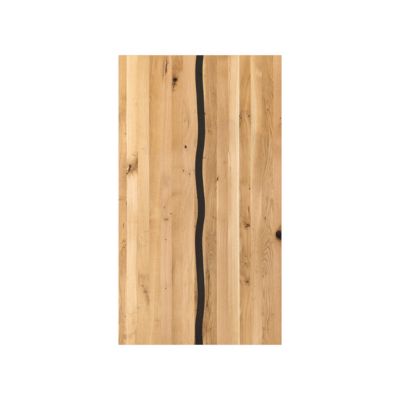 Plateau de table chêne vintage pleine lame, huilé 160x80cm, ép.26mm