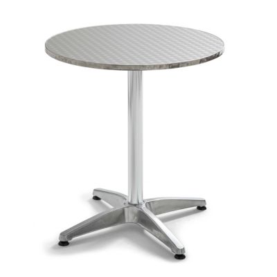 Plateau de table rond en inoxydable 60 cm Brixton  Oviala
