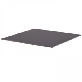 Plateau de table stratifié  60x60 cm ardoise gris foncé  Oviala
