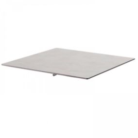 Plateau de table stratifié  60x60 cm beton gris clair  Oviala