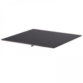 Plateau de table stratifié  60x60 cm noir  Oviala