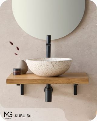 PLATEAU EN TECK KUBU 60 x 45 x 4 cm