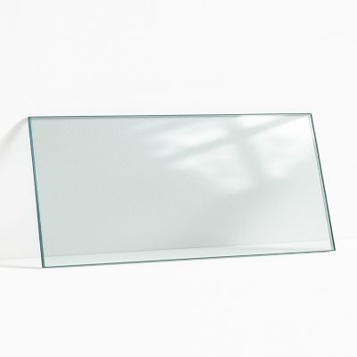 Plateau en verre trempé Tulup rectangulaire Transparent