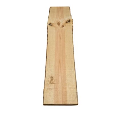 Plateau flacheux en pin maritime non traité, L.200 x l.20-35 x Ep.2,7 cm