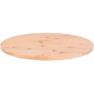 Plateau rond tournant en bambou Green attitude