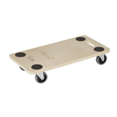 Plateau roulant rectangulaire Diall TR01 peuplier charge max 200 kg