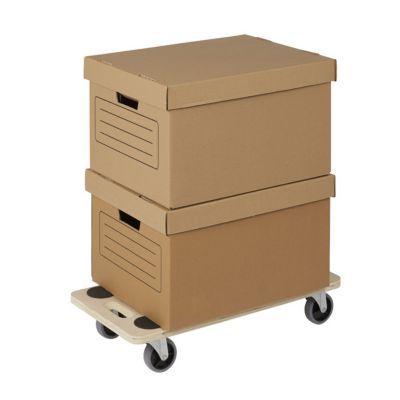 Plateau roulant rectangulaire Diall TR01 peuplier charge max 200 kg