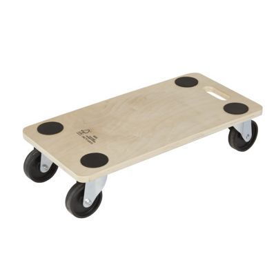 Plateau Roulant De Chargement AMIG - 60x34cm, Charge 350kg, 4 Roues Dont 2 Freinées - Pour Déménagement