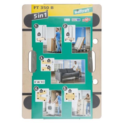 Plateau roulant Wolfcraft FT 350 B divisible avec arceau