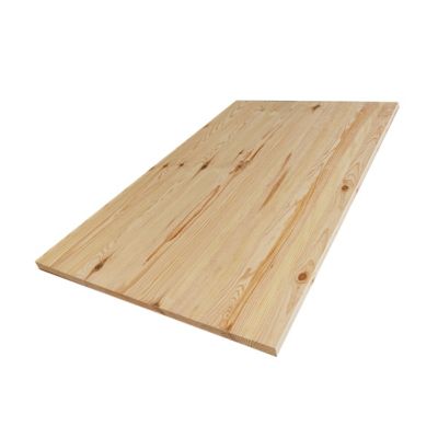 Plateau table bois massif Pin Rustique L.120 X l.60 cm, Ep. 22 mm