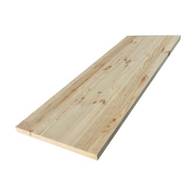Plateau table bois massif Pin Rustique L.200 X l.80 cm, Ep.34 mm