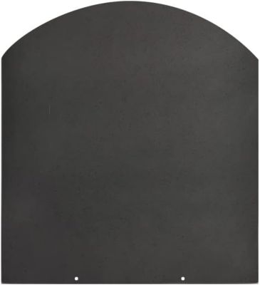 Plateforme de protection de sol en acier 100x90 pour poêles à bois et à granulés