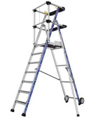 Plateforme individuelle SHERPAMATIC 8 marches GC Lisses - Lot de 2 - Tubesca Comabi