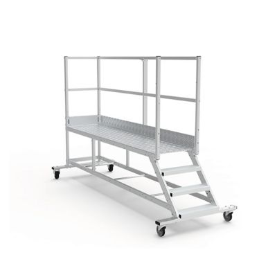 Plateforme roulante 3 marches - Hauteur max. de travail 2.60m - PTF2503D-RS