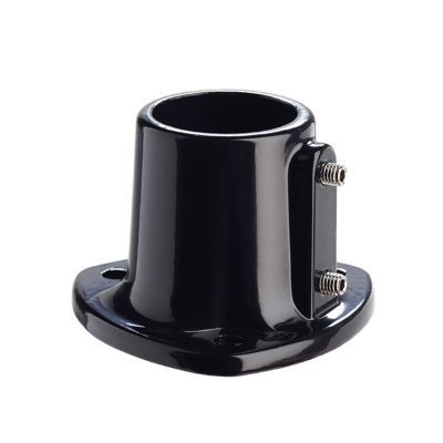 Platine 48 mm poteau noir