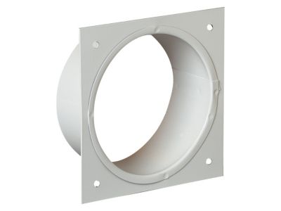 Platine de raccordement mural Aldes ø100 mm