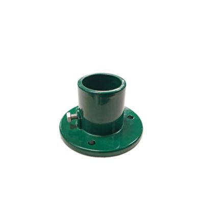 Platine pour poteau de grillage ⌀ 3 x P.12 cm vert