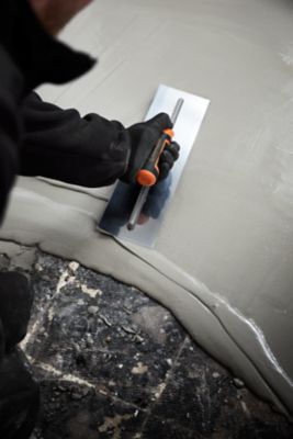 Platoir de finition Magnusson lame en acier au carbone L.360 x l.100 mm