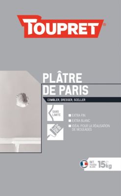 Plâtre de Paris super fin 15 kg Toupret