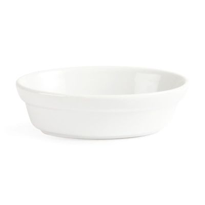 Plats à Gratin Ovales Blancs 44 x 145 x 104 mm - Lot de 6 - Olympia