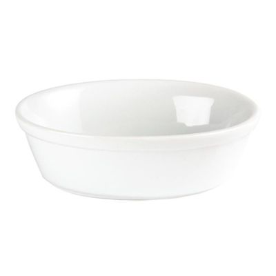 Plats à Gratin Ovales Blancs 52 x 161 x 116 mm - Boite de 6 - Olympia