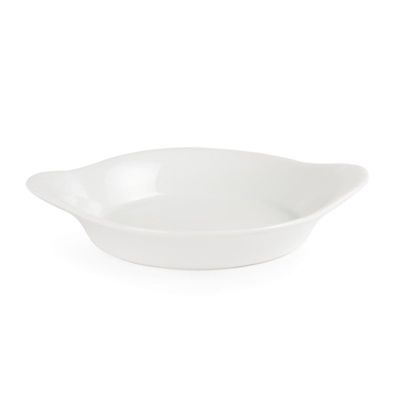 Plats ronds à oreilles blancs 156 x 126 mm Olympia - boite de 6