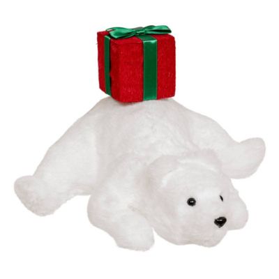 Plf ours couche cadeau 38cm - feeric lights & christmas