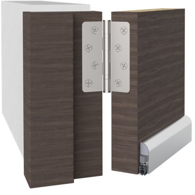 Plinthe acoustique thermique automatique en applique 830mm
