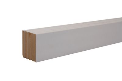 Plinthe arêtes vives MDF prépeint 200 x 10 cm, ép.10 mm (vendu par lot de 5)