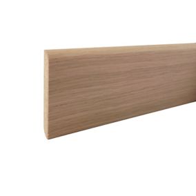 Plinthe arrondie MDF plaqué chêne 200 x 7 cm, ép.10 mm (vendu par lot de 5)