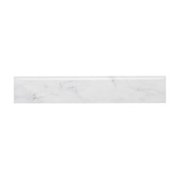 Plinthe blanche 7,5 x 45 cm Elegance Marble (vendue à la pièce)