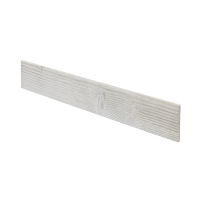 Plinthe blanche 8 x 60 cm Pine Wood (vendue à la pièce)