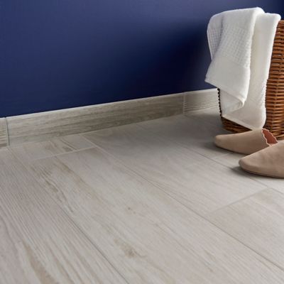 Plinthe blanche 8 x 60 cm Pine Wood (vendue à la pièce)