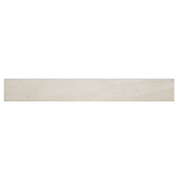 Plinthe blanche 8 x 60 cm Soft Travertin (vendue à la pièce)