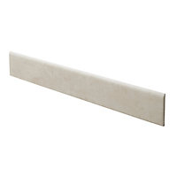 Plinthe blanche 8 x 60 cm Structured Concrete